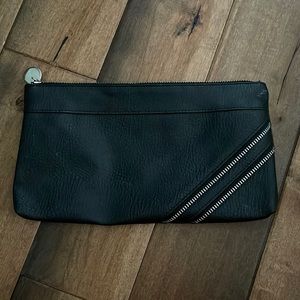 Small black makeup bag